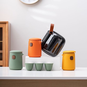 (新上架) ZESEE | 艷彩旅行茶具