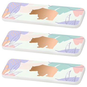 收納王妃 自創珪藻土洗漱墊 24 x 8 x 0.9cm  大地之熊  3個