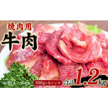 ふるさと納税 肉 牛肉 牛 小分け 味 焼き肉 焼肉 冷凍   牛タレ仕込味付焼肉 300g×4パック 合計1.2kg 三重県紀宝町