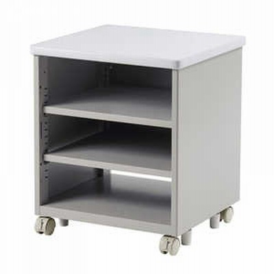 サンワサプライ 機器収納ボックス [W500xD480xH580mm] ライトグレー EACPU6