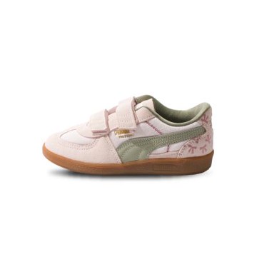 Puma Palermo Bowtique V Ps 中童 童鞋 粉色 魔鬼氈 免綁帶 運動 休閒鞋 40276001