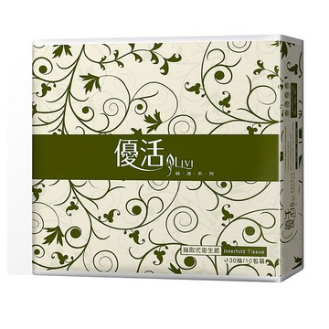 Livi優活抽取式衛生紙130抽/80包