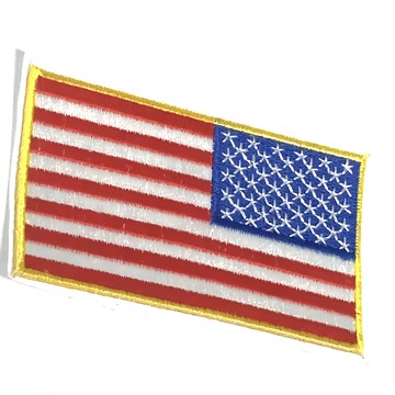 A-ONE 匯旺 國旗刺繡布貼  8x5cm 背部自黏膠  NO.034