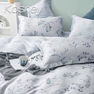 KOSNEY   朱實裊裊 特大60支天絲四件式兩用被床包組