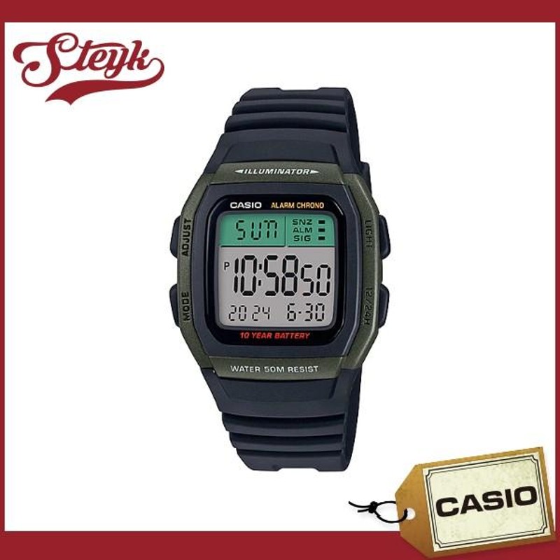 21日23:59までポイントUP! CASIO W-96H-3A カシオ 腕時計 スタンダード チープカシオ チプカシ デジタル メンズ |  LINEショッピング