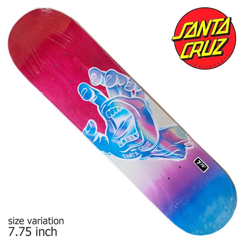 SANTA CRUZ IRIDESCENT HAND 7.75inch サンタクルーズ デッキ スケボー