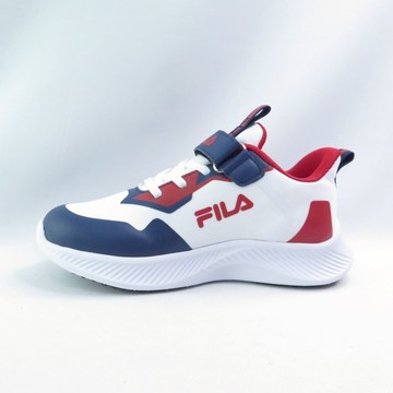 FILA 慢跑鞋 3J438Z132 中大童鞋 運動鞋 足弓支撐 抗菌防臭 藍【iSport愛運動】