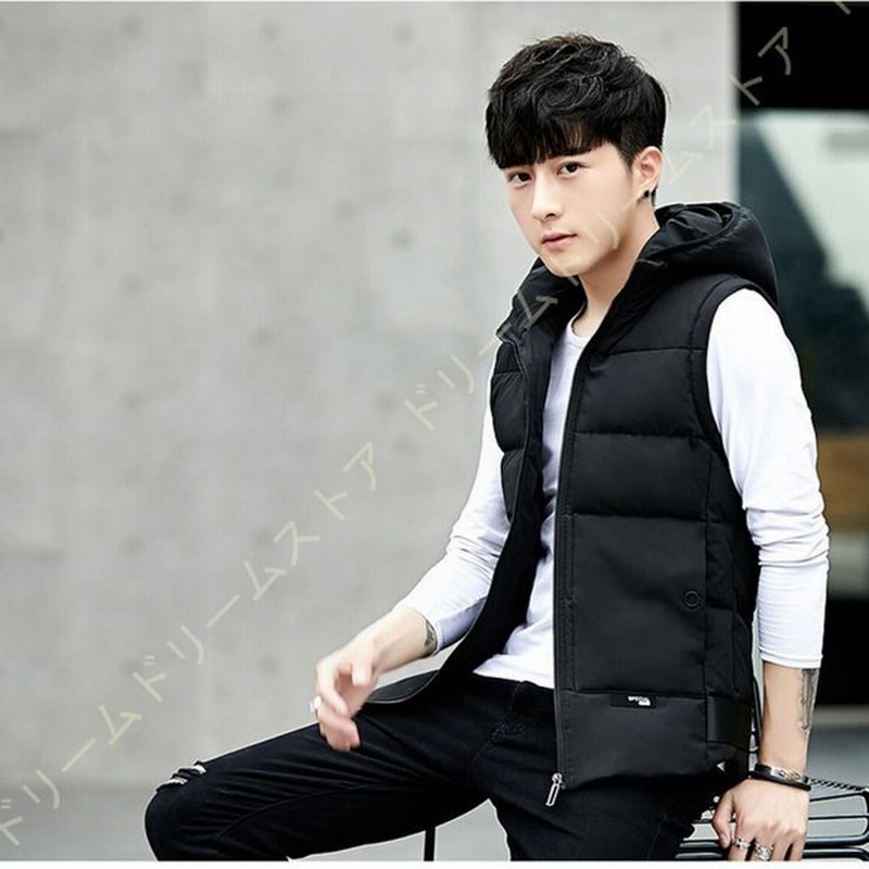 ダウンベスト メンズ インナーダウン 軽量 防風 厚手 ライトダウンベスト 中綿 ベスト フードベスト 保温 防寒 暖かい メンズダウンベスト 綿いり ベスト 軽い 通販 Lineポイント最大0 5 Get Lineショッピング