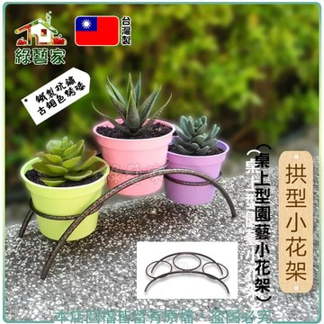 拱型小花架(桌上型園藝小花架) // 可使用3吋盆栽【綠藝家】