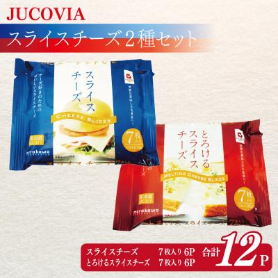 ふるさと納税 泉佐野市 JUCOVIA スライスチーズ 食べ比べ 12パック 099H2359