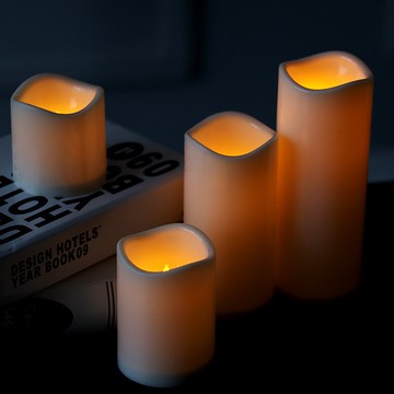 柔軟時光led塑料電子蠟燭浪漫燭光燈婚慶生日蠟燭燈場景布置道具