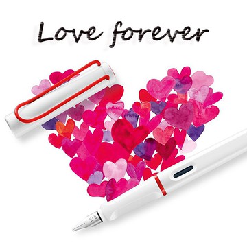 【雷雕免費刻字】LAMY 鋼筆 / JOY 喜悅系列 - 限量 紅白