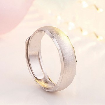 SuperM❤高質感霧面磨砂戒指【RR0183】可調尺寸/可調戒圍戒指/女戒/男戒