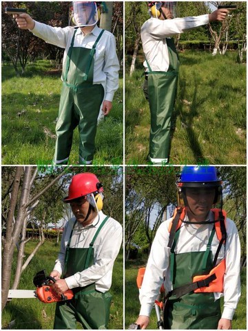 割草機 割灌機打草吊帶防護衣 割草防塵褲 除草伐木連體衣 農林勞動保護  YI