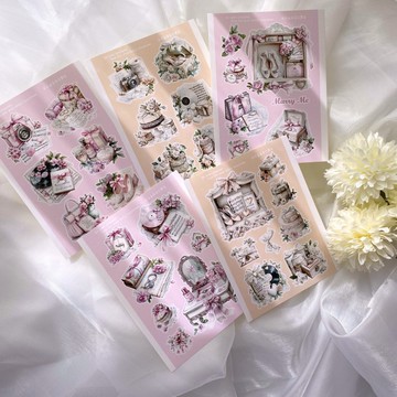 teatea. × GGAGGONG 聯名合作 裝飾貼紙 各2張共10張