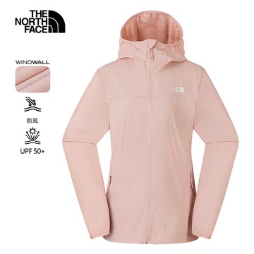 The North Face北面女款粉色UPF防曬防風外套｜8CJZLK6 抗UV