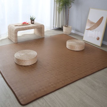 免運 可開發票 竹編涼席 涼席 竹席 竹編地毯 日式藤編席地毯客廳臥室陽臺榻榻米地墊房間夏季床邊爬行涼席墊子 特惠/快速發貨