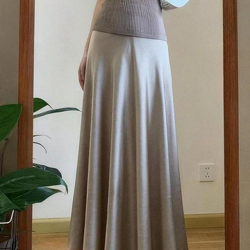 🔥熱銷爆款類 魚尾半身裙 大碼微胖 顯瘦 垂感 氣質 春夏季 女裝 時尚 遮肉 修身
