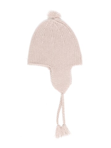 Bonpoint - pompom cashmere beanie - kids - Cashmere - T3 - Grey