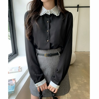 レース襟ブラウスの通販 11,080件の検索結果 | LINEショッピング