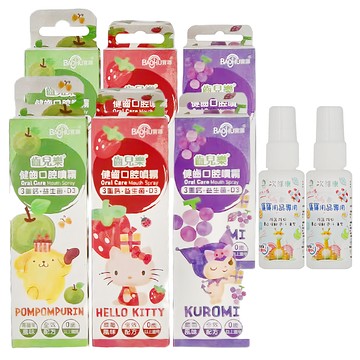 BAOHU 寶護 齒兒樂 健齒口腔噴霧 防蛀牙幼兒口腔護理 6+寶寶用品專用  1組  30ml