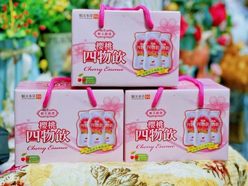 順天本草 櫻桃四物飲100ml(6瓶/盒) 超商限2盒