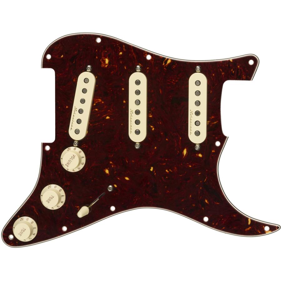 Fender USA Pre-Wired Strat Pickguard, Vintage Noiseless SSS