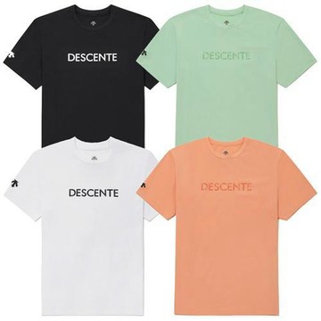 Descente 迪桑特 短袖上衣 男裝 女裝 微寬鬆 SR323UTS73-BLK0/SR323UTS73－GRN0/WHT0/CORL