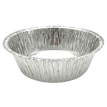 名仕 鋁箔圓深盤容器 小(6 x 18cm) 3個  銀色  4組