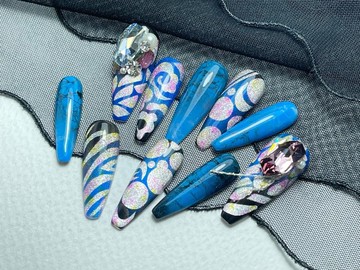 穿戴甲/穿衫甲/手工繪製/銀河風暴