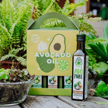 【中秋禮盒】紐西蘭原裝AVO 特級冷壓初榨酪梨油 3瓶盒裝 原味/萊姆/蒜味