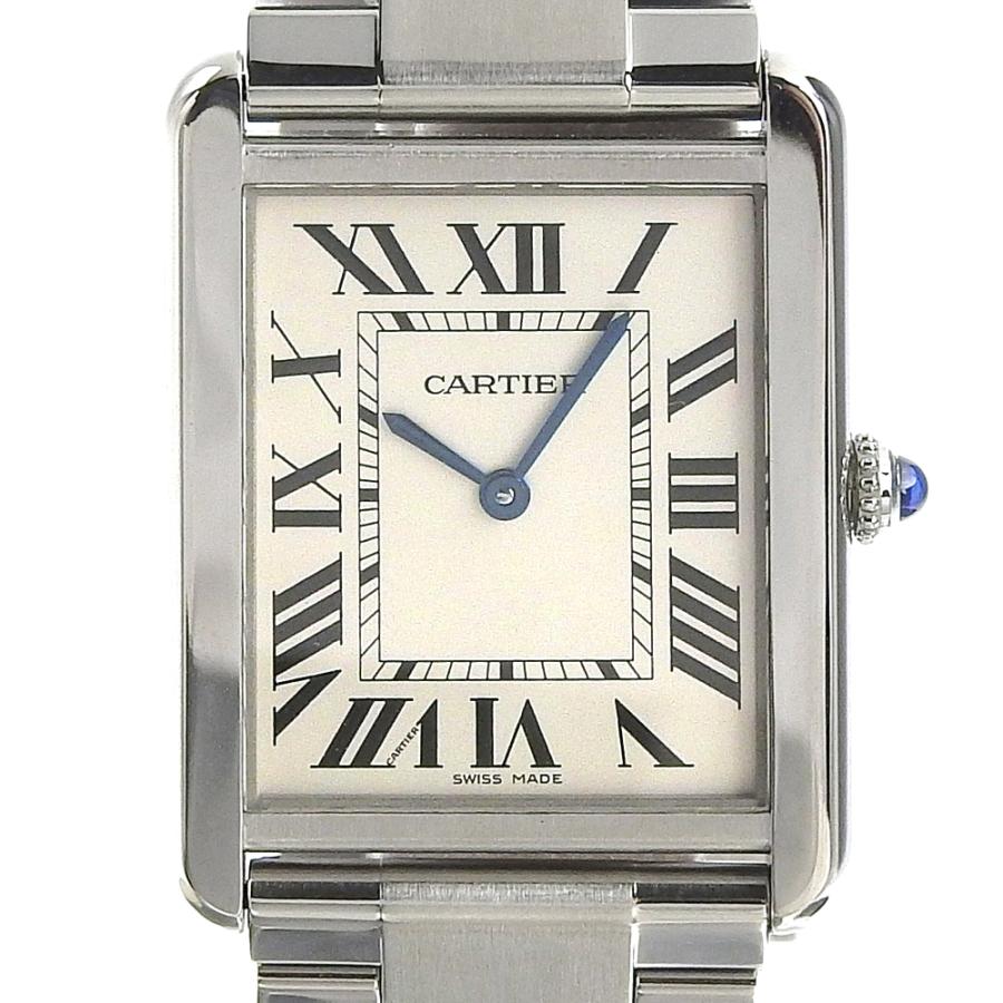 カルティエ CARTIER W5200014 タンクソロ LM クォーツ メンズ _775911