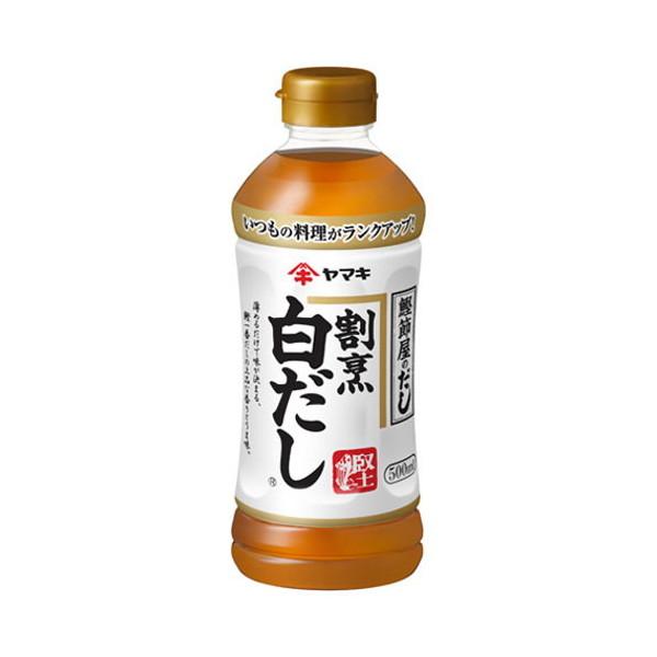 ヤマキ 割烹白だし ペット 500ml x12 メーカー直送