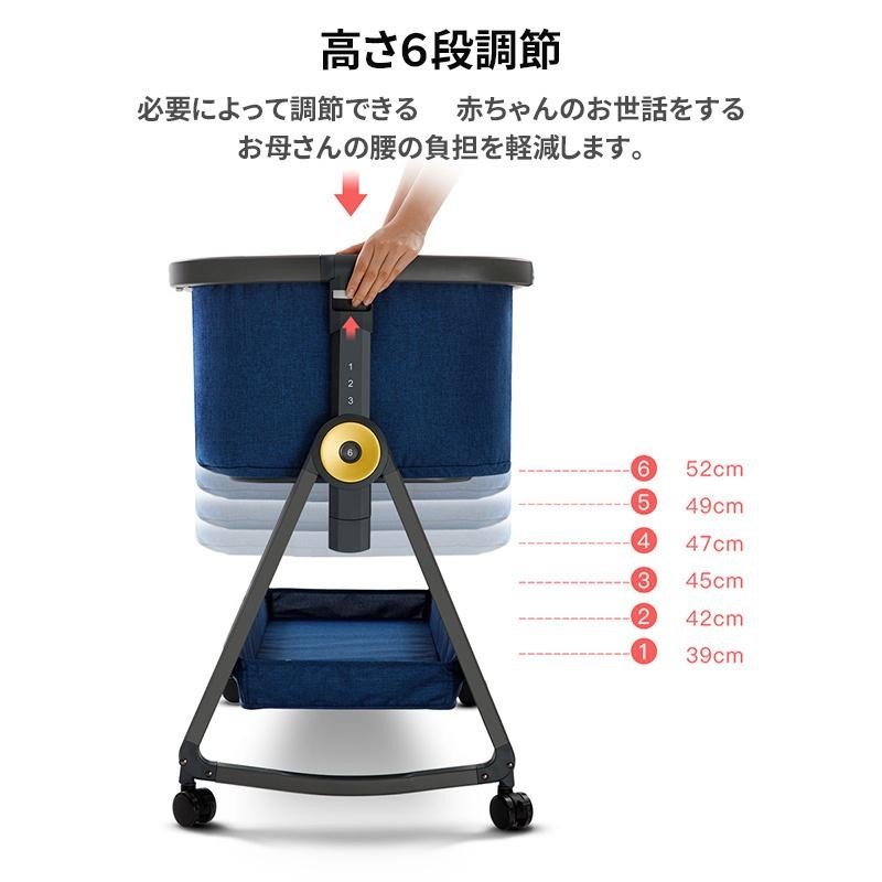 ZOOBLY ベビー ベッド SGS認証済 添い寝 新生児 折りたたみ ゆりかご