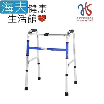 【海夫健康生活館】恆伸 機械式助行器(未滅菌) 鋁合金 圓管助行器 ㄇ型 顏色隨機(ER3428)