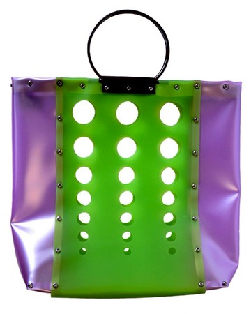 原創鏍絲組裝糸列 建築主題拼色都市手提包