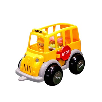 VIKINGTOYS 維京玩具 快樂校園小巴士 Set 瑞典品牌 原裝進口 幼童安全玩具  11 x 11 x 21cm  81236  1組