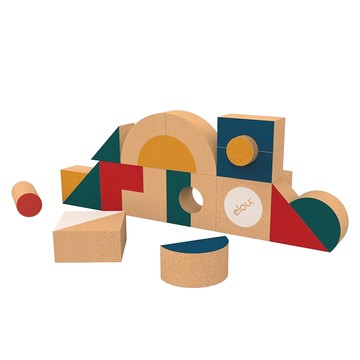 elou 軟木塞玩具形狀 Set 18入  1組