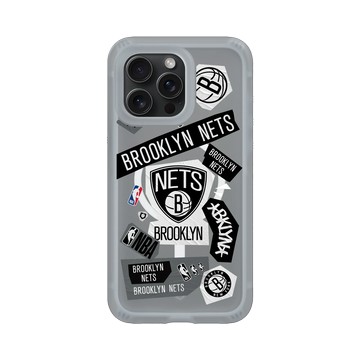 iPhone 15 Pro Max AirX 流變灰 - NBA - 拼貼系列-布魯克林籃網 Brooklyn Nets - Collage