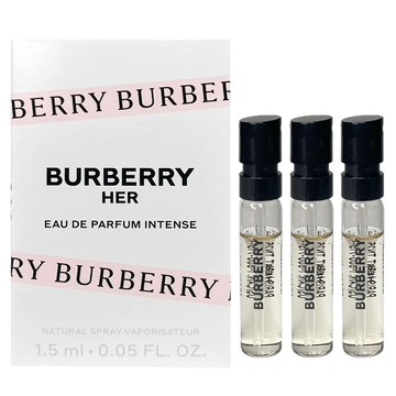 BURBERRY Her 女性極致淡香精 1.5ml 針管 x 3入組