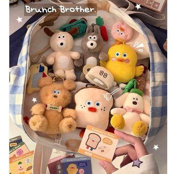 🍞WBP免運🍞 正版Toyzeroplus BrunchBrother 早午餐兄弟可愛配送系列吊飾盲盒 韓系麵包小狗吊飾