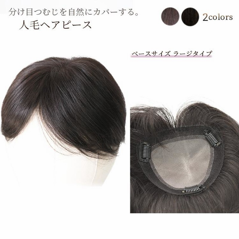 人毛100%ショートウィッグ ヘアピース 部分ウィッグ 人毛100