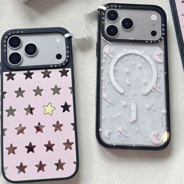 天使粉色星夜iPhone17promax蘋果手機殼16pro硬15卡通14