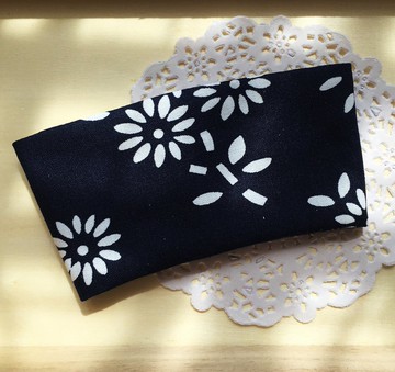 純手工 限量款 青花瓷藍色環保隔熱杯套