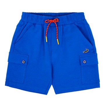 Crocodile Junior小鱷魚童裝- 大口袋撞色綁帶短褲 ( U67632-55 小童款)