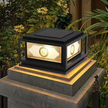 免運/公司貨 柱頭燈 太陽能庭院燈 燈具 太陽能柱頭 圍墻花園門柱 室外防水家用圍墻別墅戶外門柱氛圍 可開發票 全館五折 工廠現貨直銷 新品特價 m10231