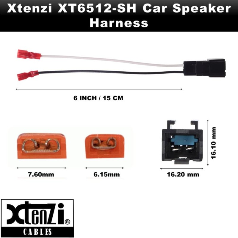 Xtenzi 2 Pair Car Speaker Harness Set Compatible with Select Chr