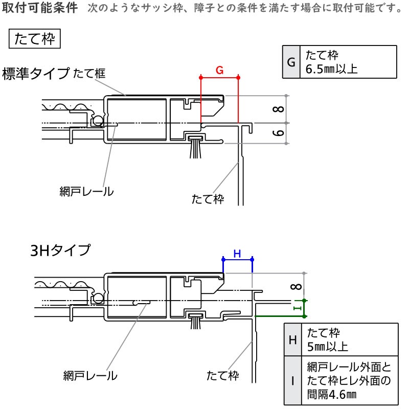 YKKAPオーダー網戸 引き違い窓用 2枚建用：[幅198〜200ミリ×高184〜300