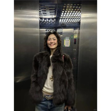 Unifitop 24/aw 漫長夜曲 復古短款寬松仿狐貍毛皮草毛毛保暖外套