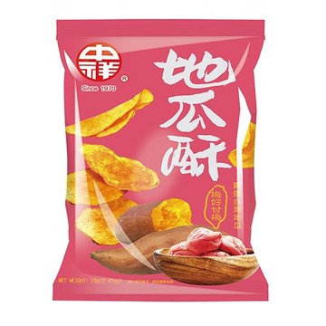 中祥地瓜酥(梅好甘梅)70g【愛買】